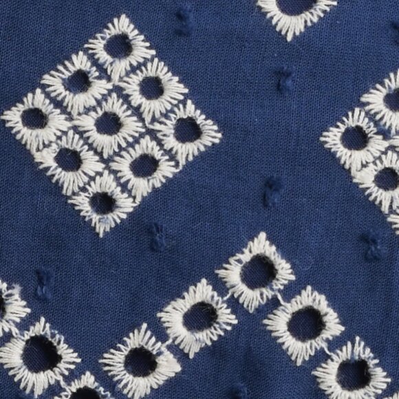 Soraia Cotton Eyelet embroidered Midi Dress - Picture 9 of 14